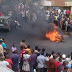 Female Kidnapper Caught In Ikorodu Beaten And Burnt To Death Today - Very Graphic