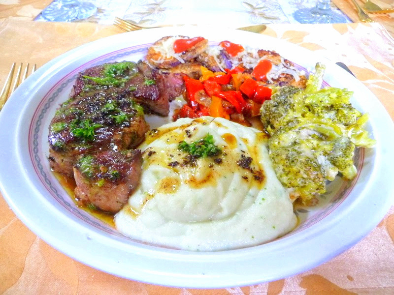 SPLENDID LOWCARBING BY JENNIFER ELOFF GARLIC PARSLEY BUTTER STEAK AND