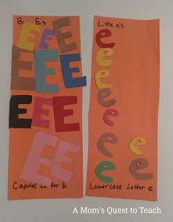 Elephants, alphabet, eggs, letter E, kids crafts, preschool, letters, Enderman