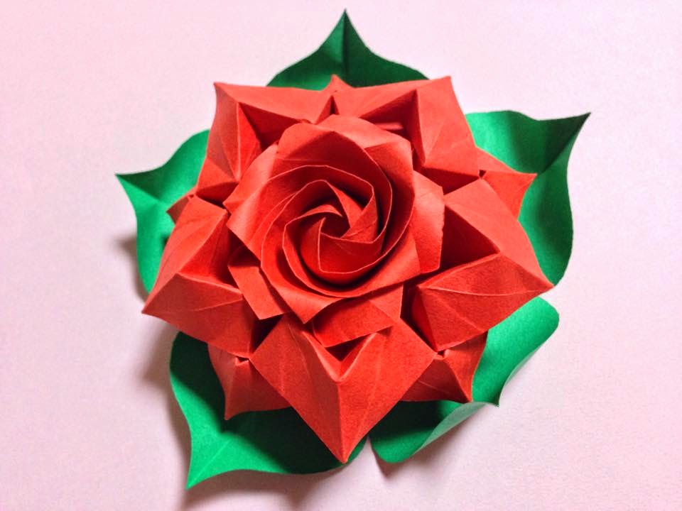 Origami Maniacs Beautiful Rose By Masahiro Ichikawa