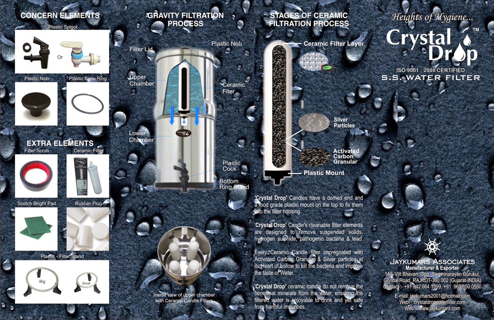 CRYSTAL DROP FILTERS RESPONSE TO NATURAL NEWS FAKE TESTING OF GRAVITY