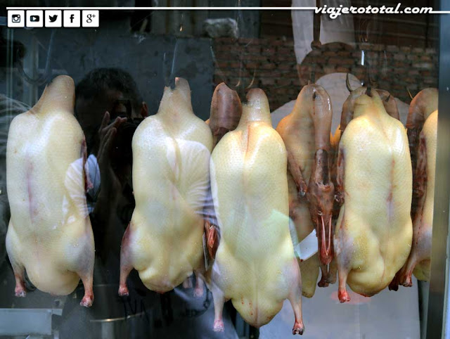 Pato laqueado al estilo pequinés - Beijing, China