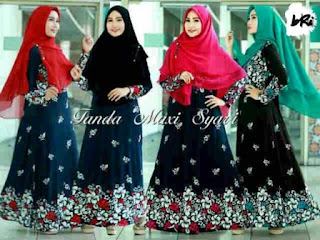 Alasan Gamis Syari Masih Tren Saat Ini TREND GAMIS MUSLIM SYARI 2016