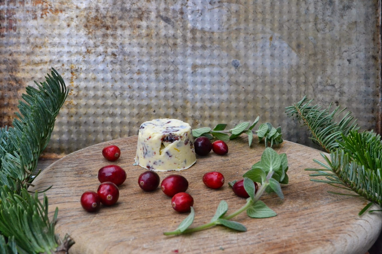 Savoury Wednesday OreganoCranberry Butter The Recipe Suitcase