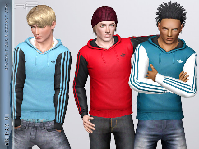 My Sims 3 Blog: Adidas Hoodie by ReMaron