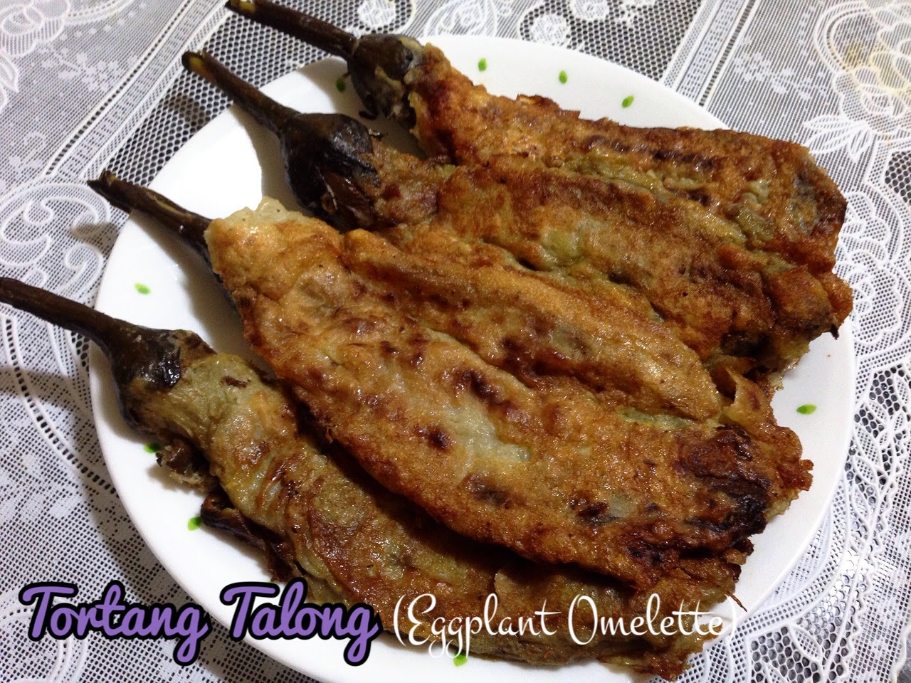 Tortang Talong (Eggplant Omelette) food recipes