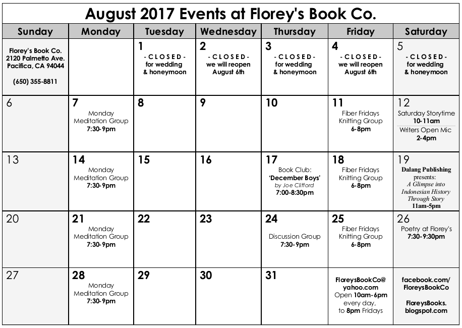 florey-s-book-co-august-2017-events-at-florey-s-book-co