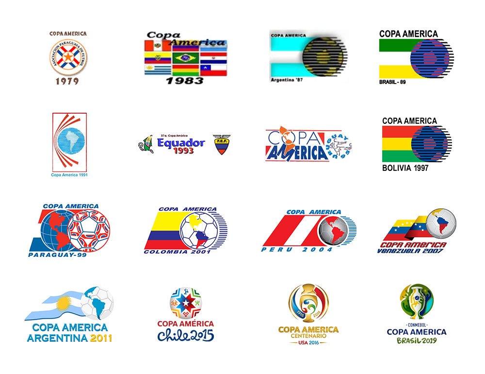 Copy Of EURO 2016 Logo? Copa America 2019 Logo Revealed - Footy Headlines