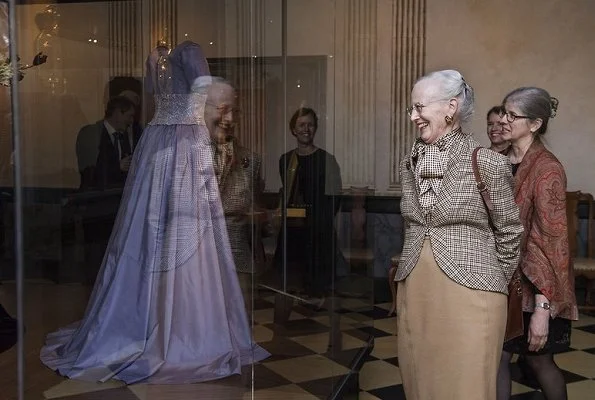 Queen Margrethe attended opening of "Fra Dronningens Garderobe