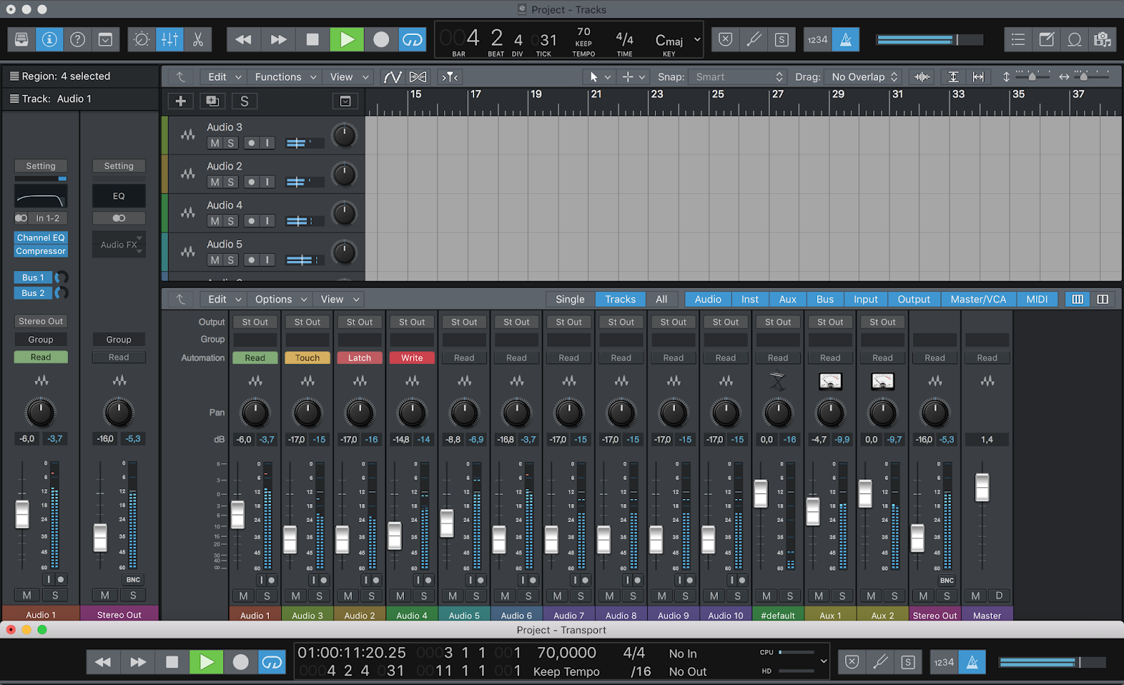 Logic Pro X Studio One 4