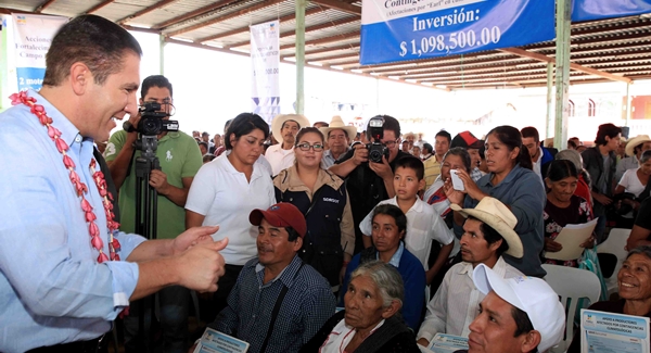 Los poblanos saldremos adelante: Moreno Valle