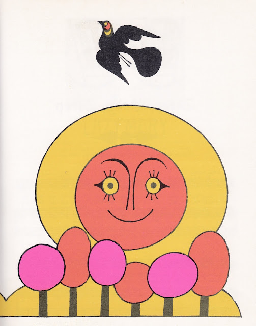 Children's Books, Illustration, John Alcorn, Mid Century Modern, Songs, Vintage, Sun, Sunshine
