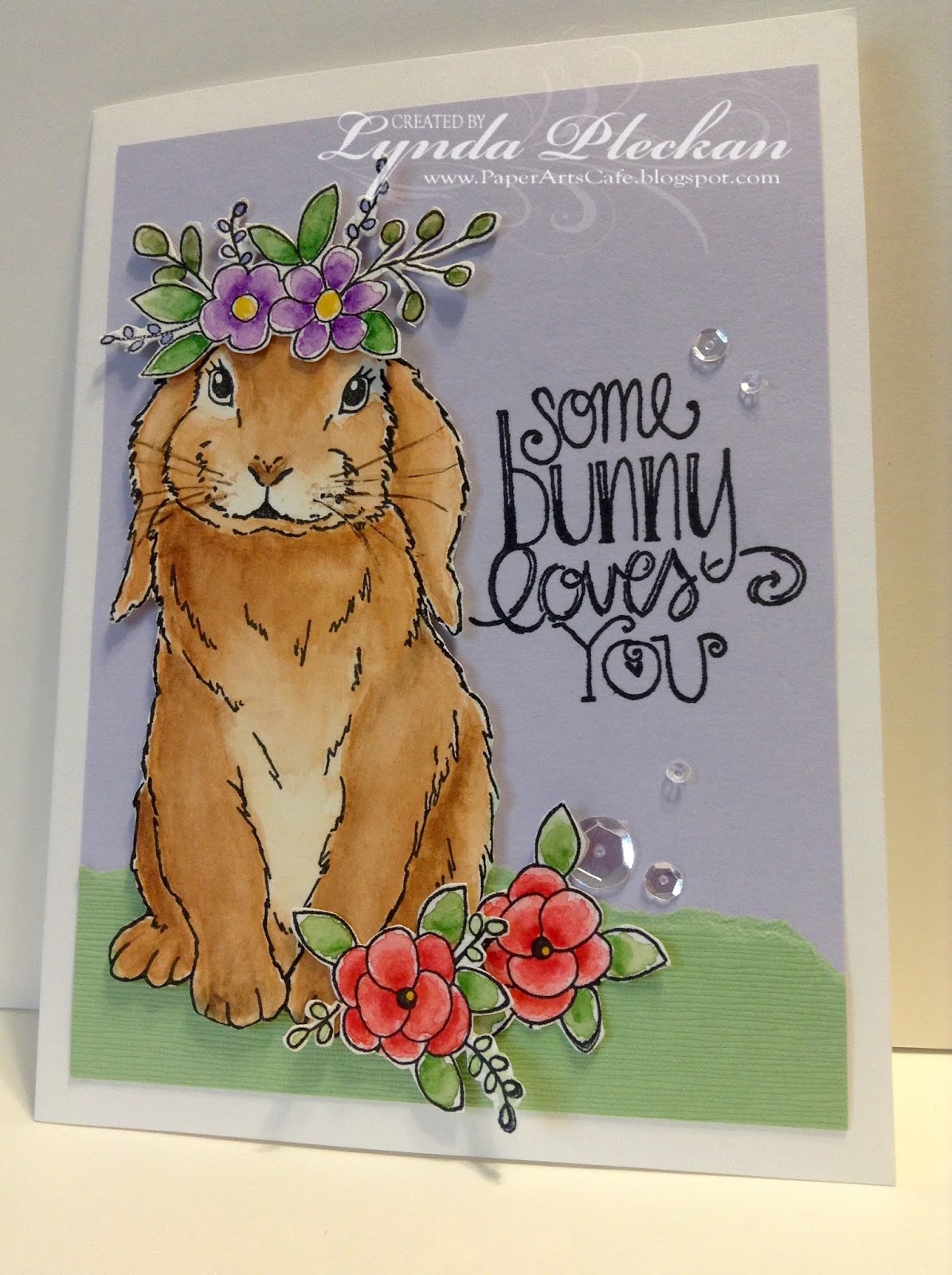 PaperArts Cafe: Some Bunny Loves You Challenge at Impression-Obsession