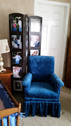 Chair and photo frame tower