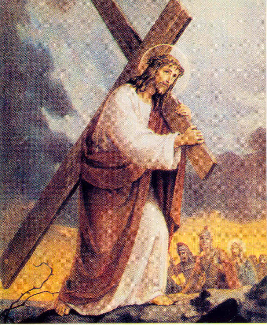 Sintético 99+ Foto Imagenes De Jesus Cargando La Cruz Lleno