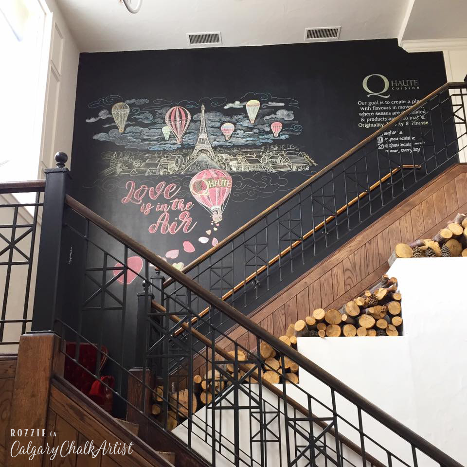 Rozzie Calgary Chalk Artist Calgary Chalkboards Update, Recent Work