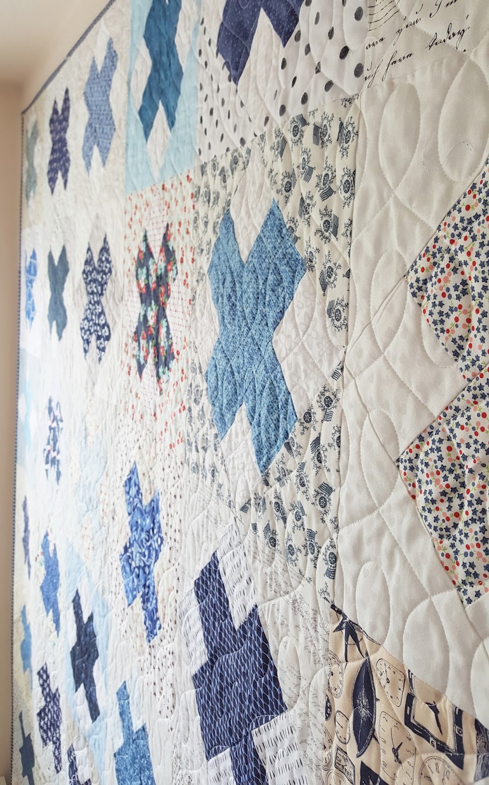Woodberry Way Blue Raspberry Kiss Quilt for Fallen Officers