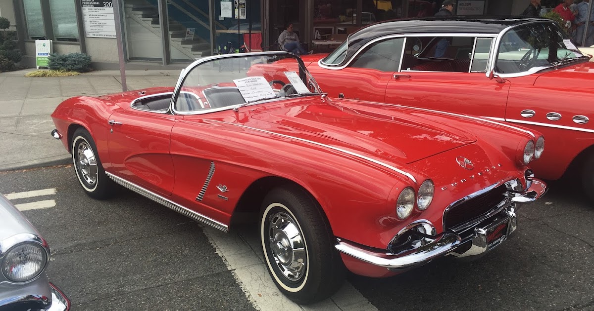 Seattle's Old Cars Magnolia Car Show 1962 Chevrolet Corvette fuel