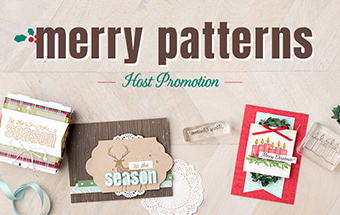 Merry Pattern Stampin'Up! stamp promotion
