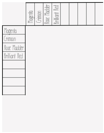 how to make a watercolor color chart rachel blackwell artist