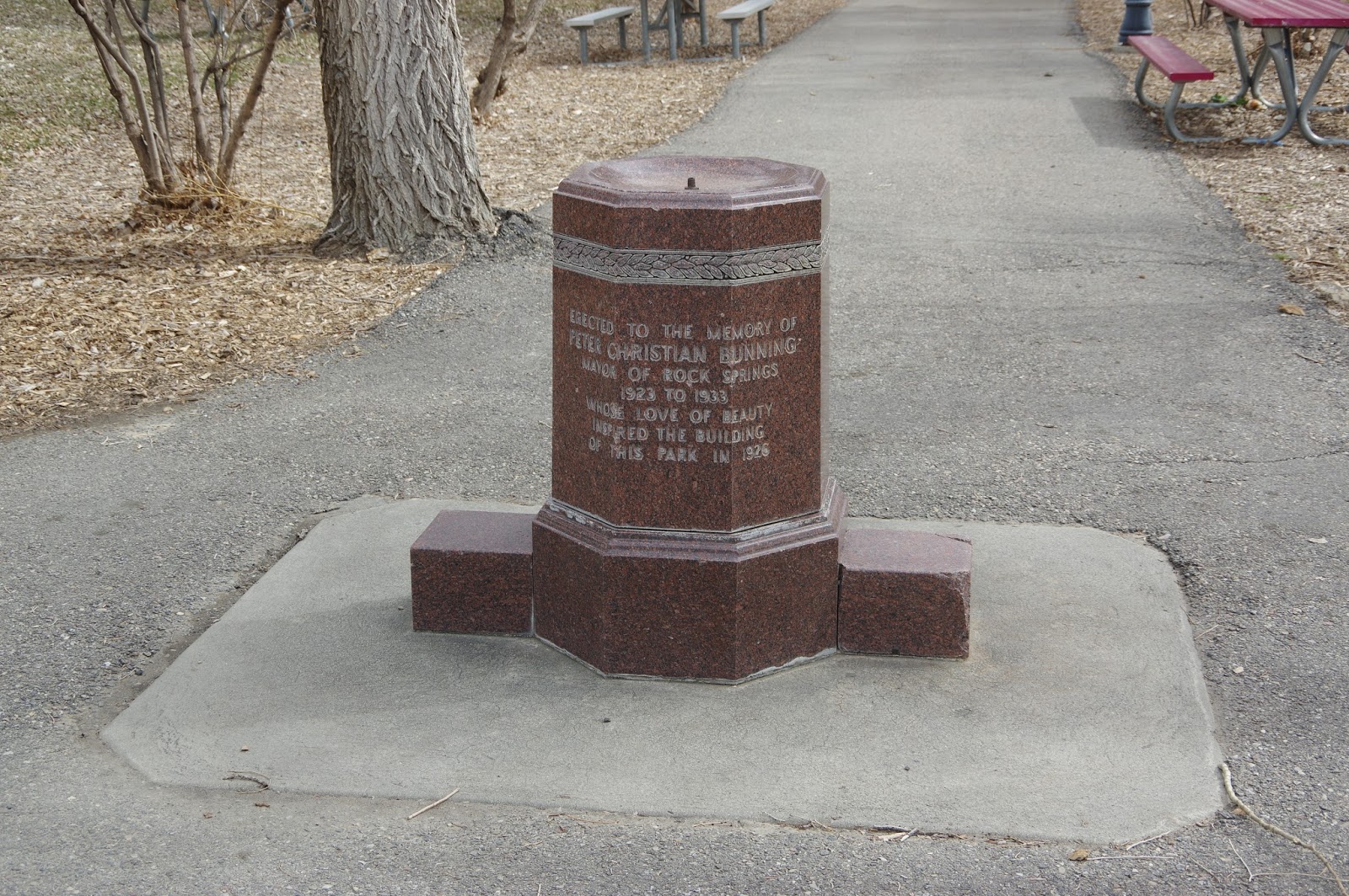 Some Gave All Sweetwater County World War One Memorial, Bunning Park