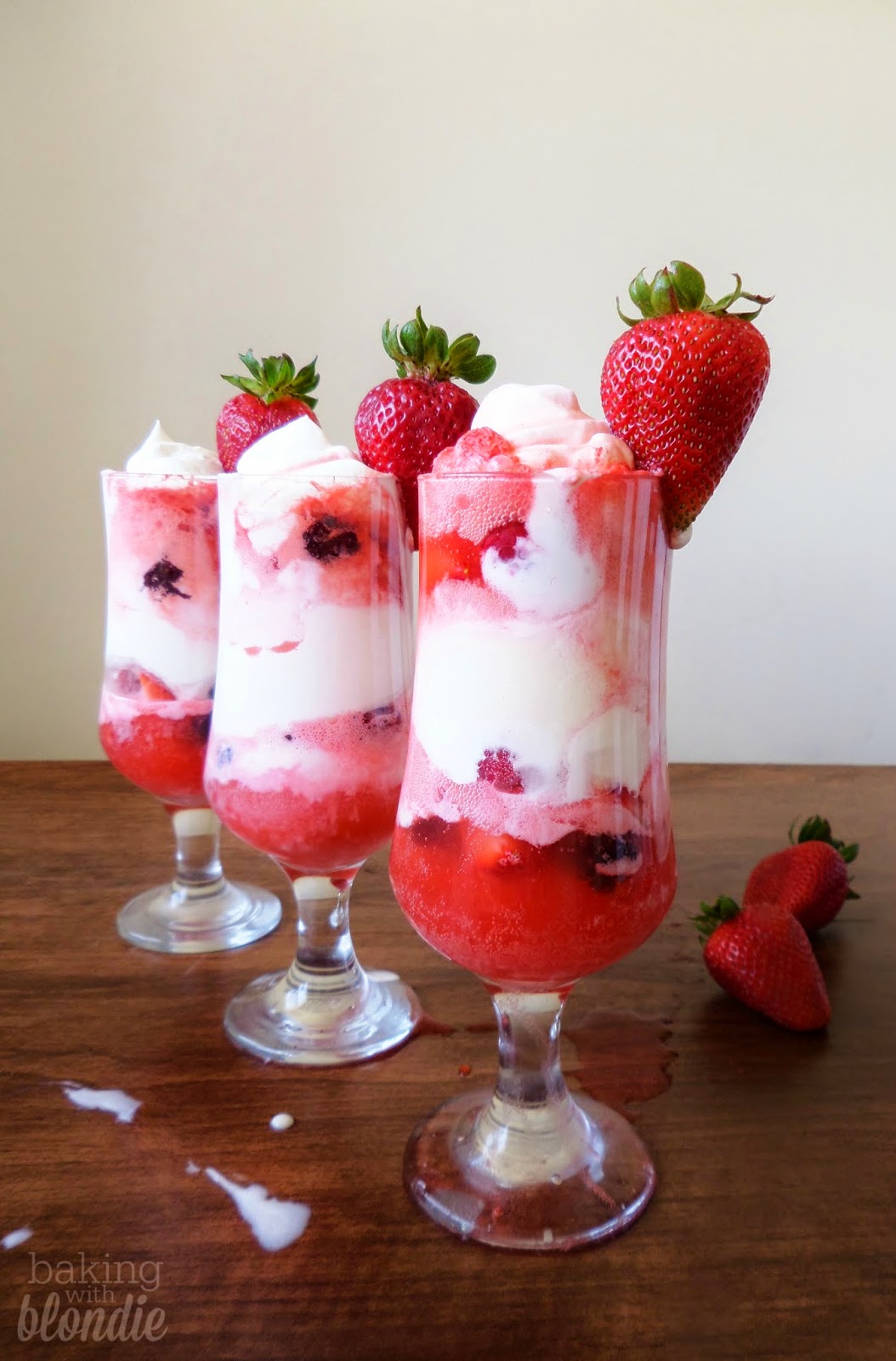 Berries & Cream Floats