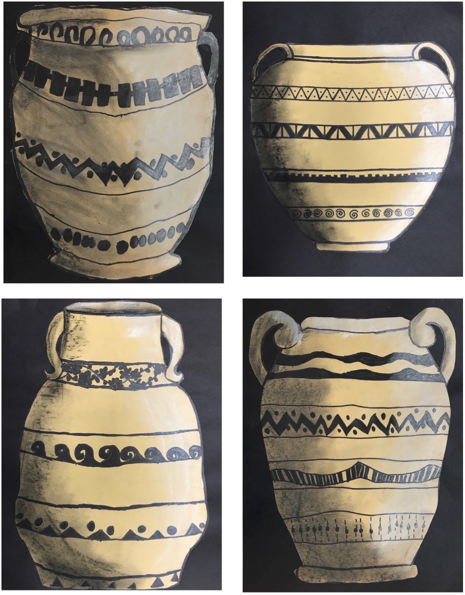The Rolling Artroom Greek Vases (4th6th Grade)