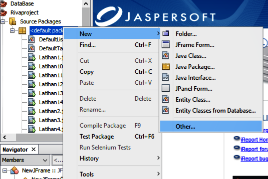Tutorial Java: Menambahkan JasperReport dan iReport