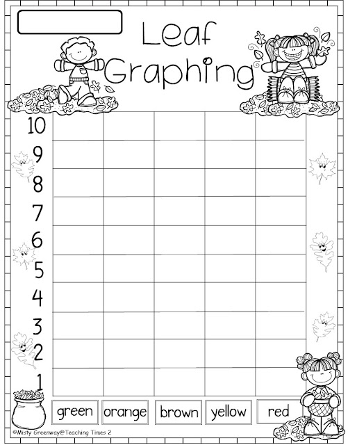 Fall Leaf Graphing for Hands on Fun!! Teaching Times 2