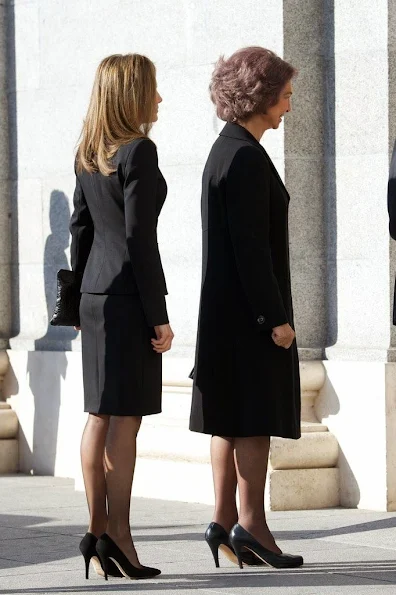 Spanish Royal Family attended the 10th anniversary Mass to pay homage to the victims of the Madrid train bombings at the Almudena Cathedral