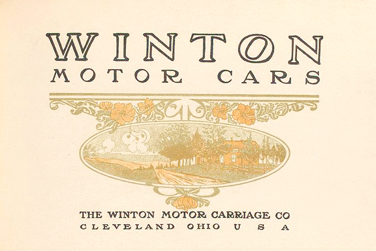 Just A Car Guy the 1909 Winton Six Teen Six catalog