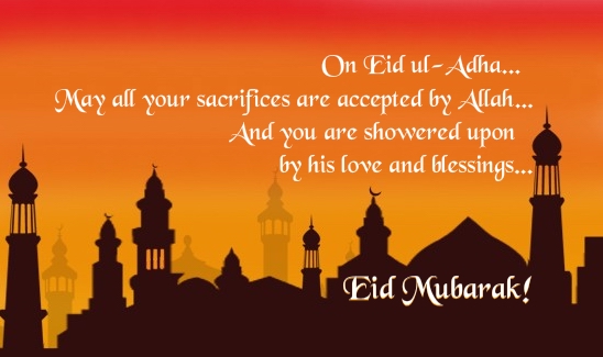 Happy Eid-Ul-Adha-Mubarak 2017 Wishes Greetings Messages
