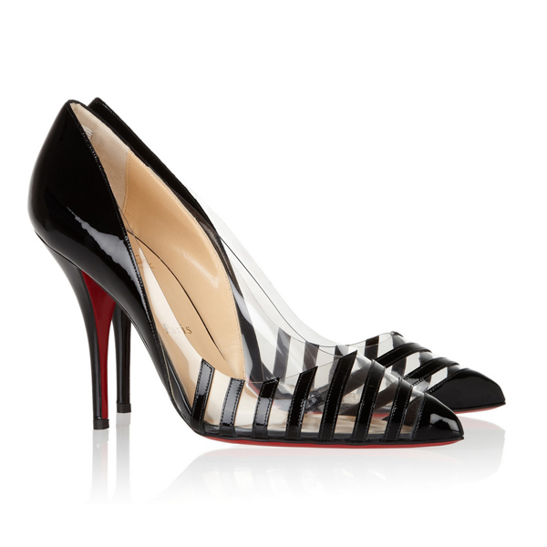 christian louboutin double l 100 patent pump