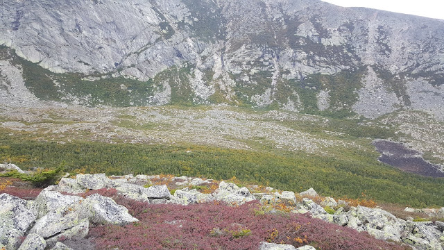 Vue à partir du sentier du mont Katahdin