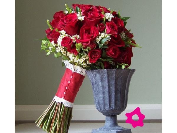 Bouquets y Ramos de Bodas Color Rojo, parte 1