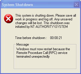 System Down Script วิธีแก้ System Shutdown Virus (ไวรัส) !!!!: วิธีแก้ system shutdown