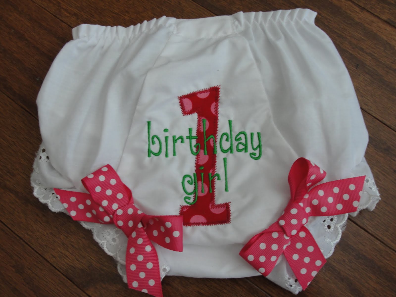 Sassy Little Stitches: strawberry birthday girl!