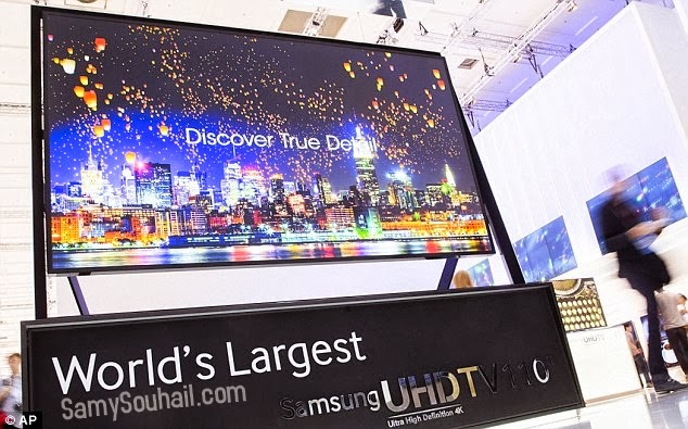 إطلاق أكبر شاشة عرض في العالم خاصة بالمحلات التجارية من سامسونج