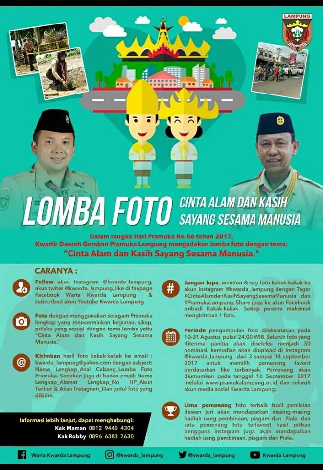 Lomba Foto 2017 “Cinta Alam dan Kasih Sayang Sesama Manusia" - lomba