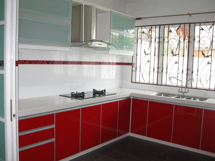 cara pasang mozek kabinet dapur