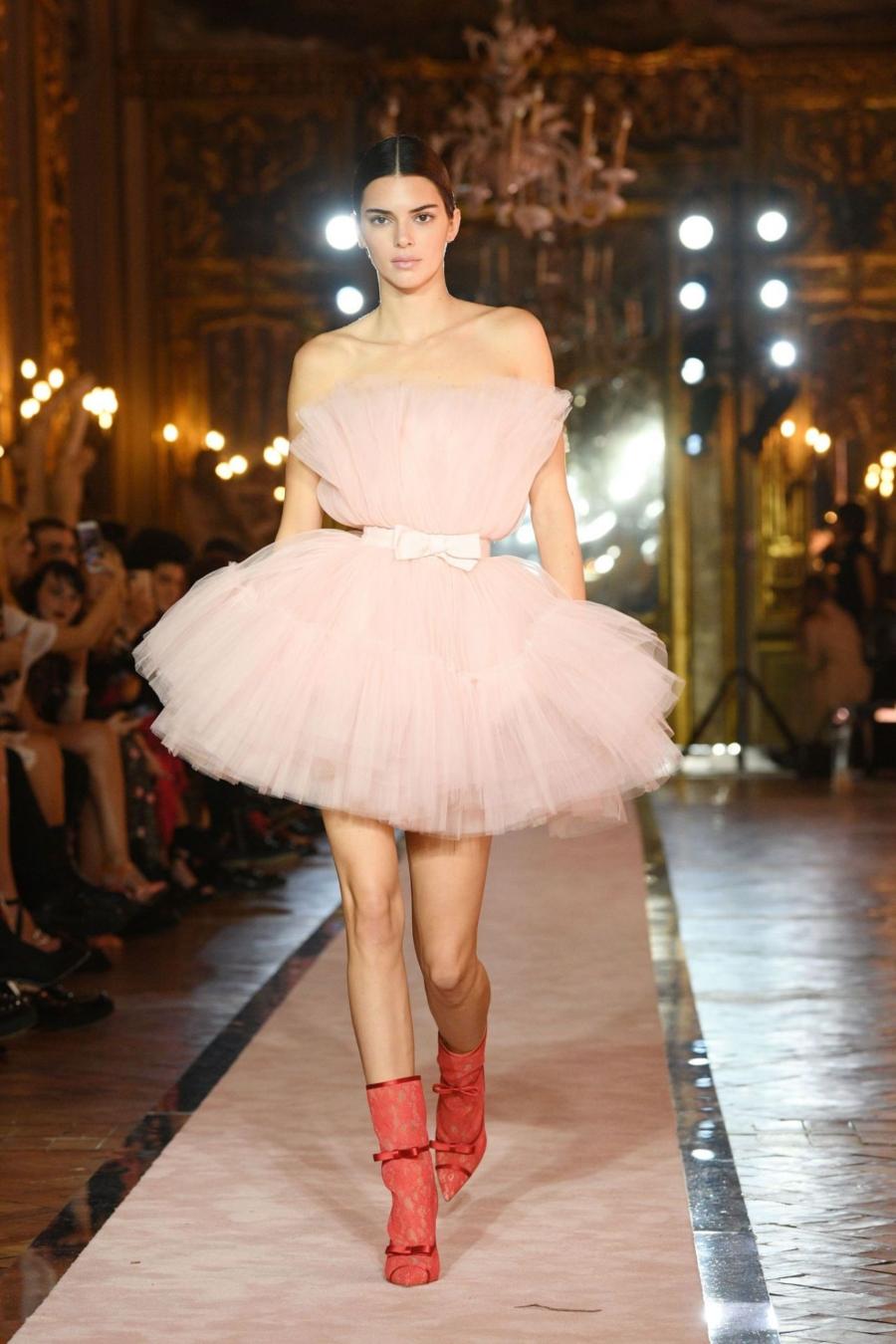Kendall Jenner at Walks Giambattista Valli Loves H&M Show in Rome