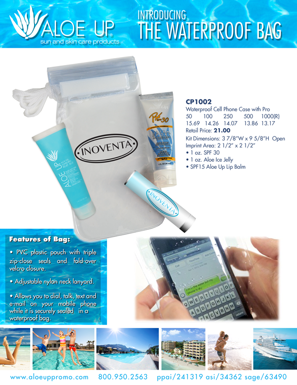 Cool Swag Marketing Check out the NEW Waterproof Bag from Aloe Up!