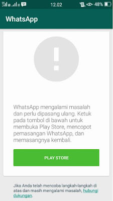 Mengatasi WhatsApp Yang Tidak Bisa Dijalankan Setelah Diinstall Mengatasi WhatsApp Yang Tidak Bisa Dijalankan Setelah Diinstall