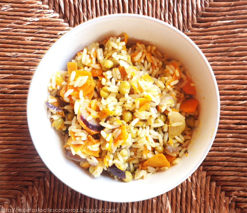 arroz vegetariano vegano