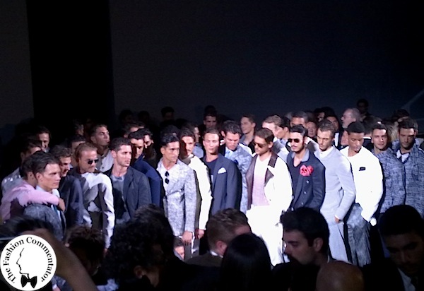 Giorgio Armani Men Spring Summer 2014 finale