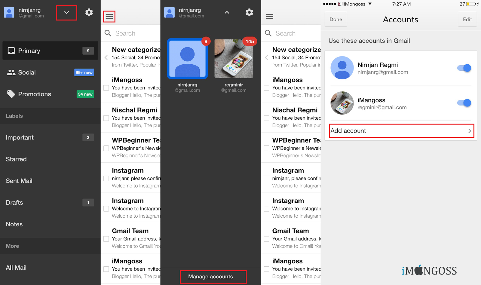 Can I Have Gmail Accounts On My Iphone Can I Have Gmail Accounts On My Iphone