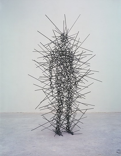 Antony Gormley - "Quantum Cloud IX", 1999. | imagenes obras de arte figurativo abstracto, esculturas figurativas abstractas | art pictures inspiration, cool stuff