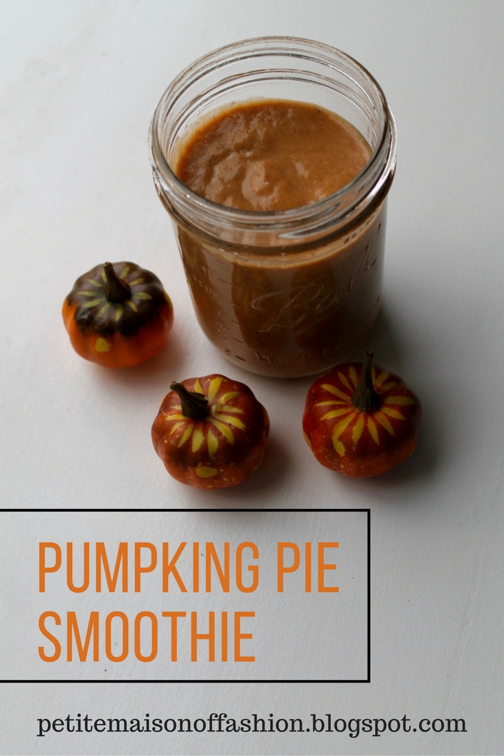 Healthy Pumpkin Pie Smoothie