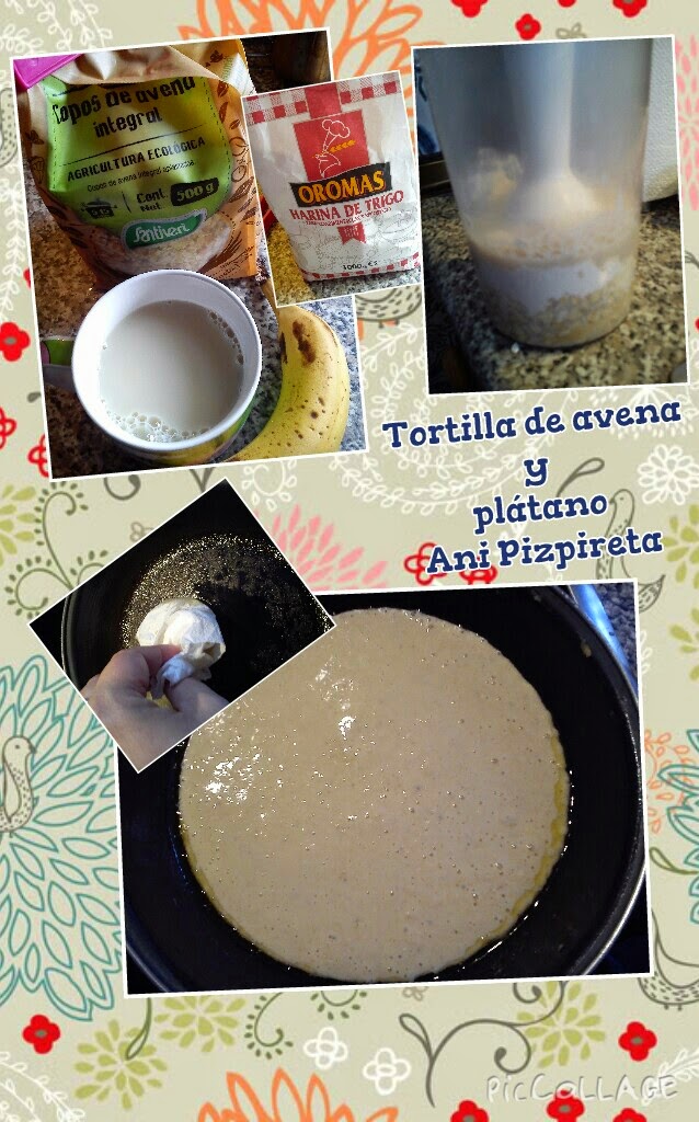 Comiendo y Creciendo con Lía Tortilla de avena sin huevo