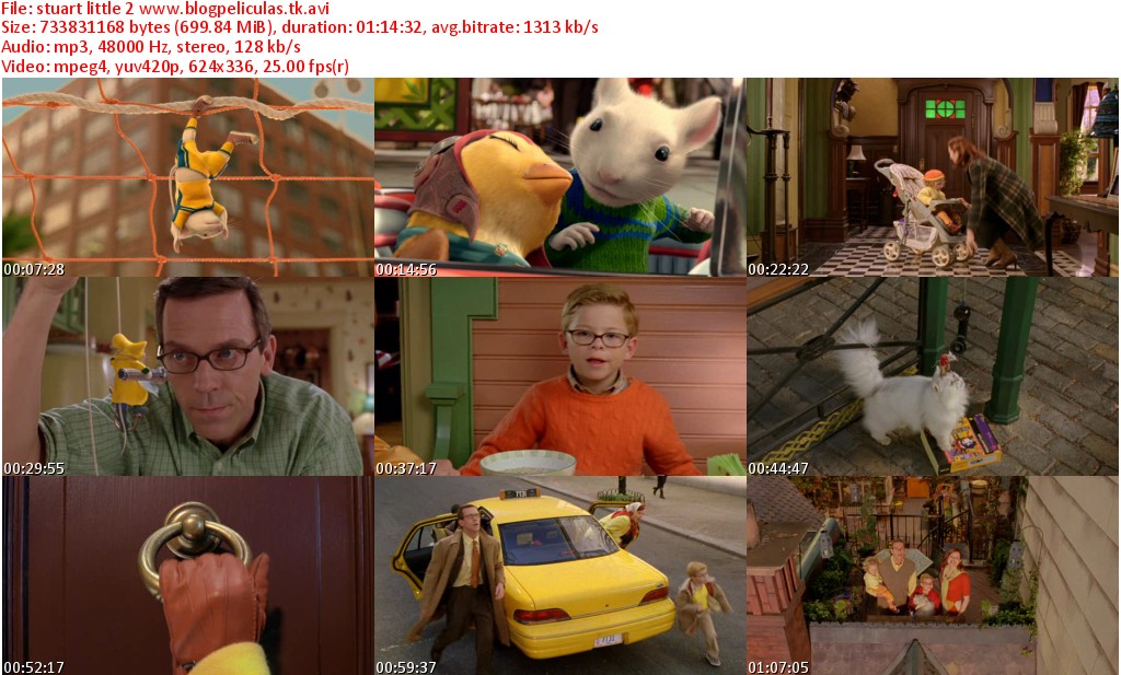 9.5. Stuart Little 2 - DVDRIP LATINO. 